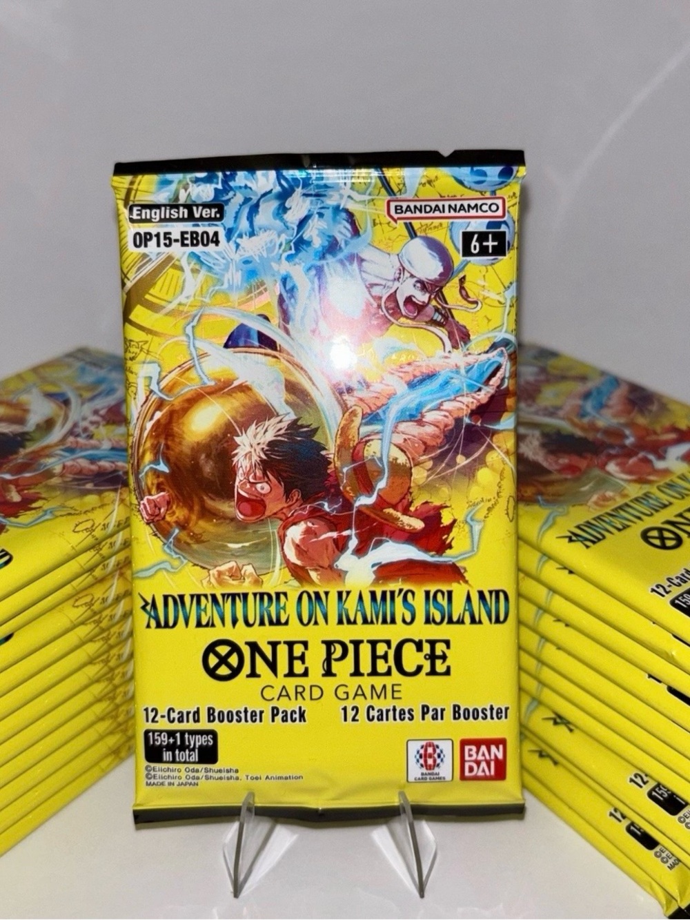One Piece ADVENTURE ON KAMI’S ISLAND- [OP15-EB04] Booster Packs Lot of 12 NEW